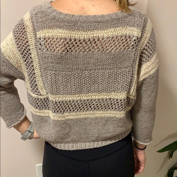 Knit Grey Cropped - Picture 2 of 3